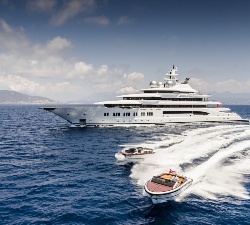 luxury motor yacht amadea